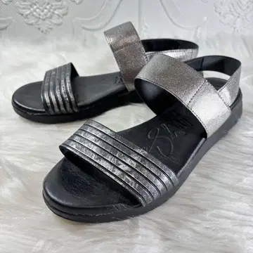 컨디션 최상 Oh! My Sandals 오마이 샌들 블랙 콤비 샌들