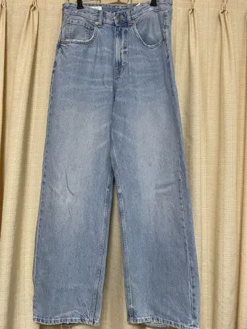 자라 BAGGY DENIM JEAN 블루 사이즈 38