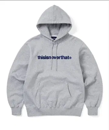 디스이즈네버댓 후드티 그레이 T-Logo Hoodie