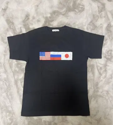 Gosha Rubchinskiy XL 티셔츠 국기 디자인