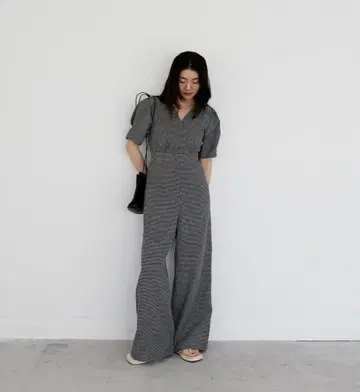 KATRIN TOKYO v neck all-in-one 올인원