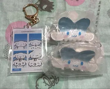 산리오 캐릭터즈 헤어 클립 컬렉션 가챠 시나모롤 세트