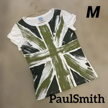 새상품급 PaulSmith 유니언 잭 티셔츠 빅 패턴 M 사이즈