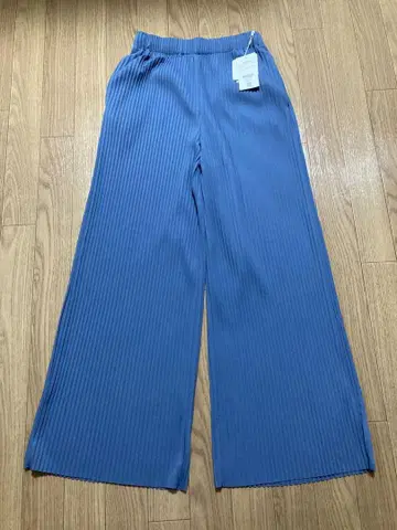LOWRYS FARM 블루 와이드 팬츠 F 사이즈