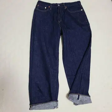 Sanca 산카 다크 네이비 데님 3 빨간색 귀 새상품급