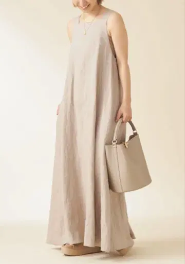 미사용 새상품 plage LINEN MAXI 드레스 36 사이즈