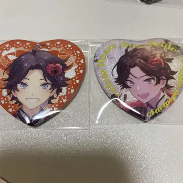 Prism Heart June Bride 캔뱃지 미에지 아키나 2개