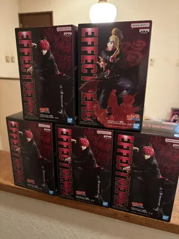 NARUTO 피규어 5개 묶음 판매 데이달라 전갈