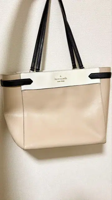 kate spade 베이지 화이트 토트백