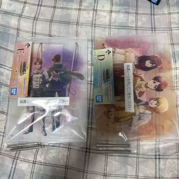 제일복권 진격의 거인 땅울림 아크릴 보드 세트 E&D