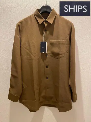 SHIPS 브라운 긴팔 셔츠