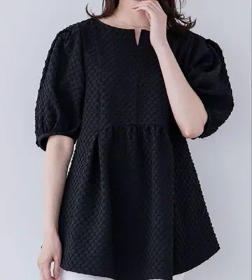 Emma Taylor 이지케어 페프럼 자카드 블라우스 프리 사이즈