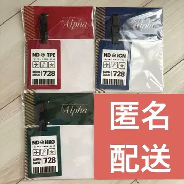나니와단시 +Alpha 아시아 투어 러기지 태그