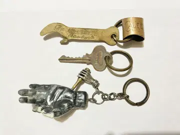칼리 CALEE 키링 키 후크 목표 GOLD 빈티지