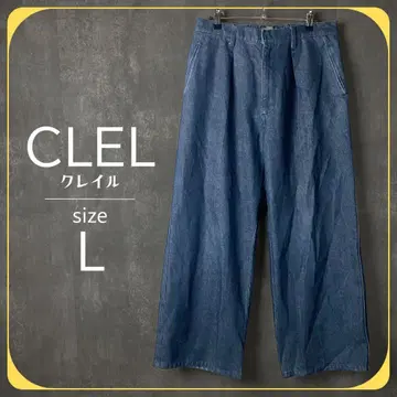 CLEL 클레일 데님 와이드 팬츠 L 사이즈