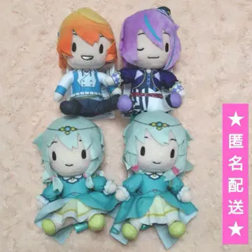 극장판 프로세카 후와푸치 미니 봉제 인형 완다쇼 [4개 세트]
