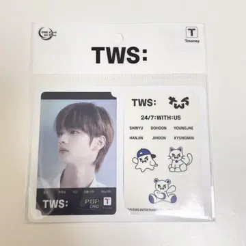 TWS 시뉴 한국 교통 카드 Tmoney 카드 스티커 포함 씰 한정판