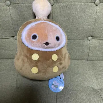 외출하는 상어 겨울 옷을 입은 BIG 봉제 인형 팥