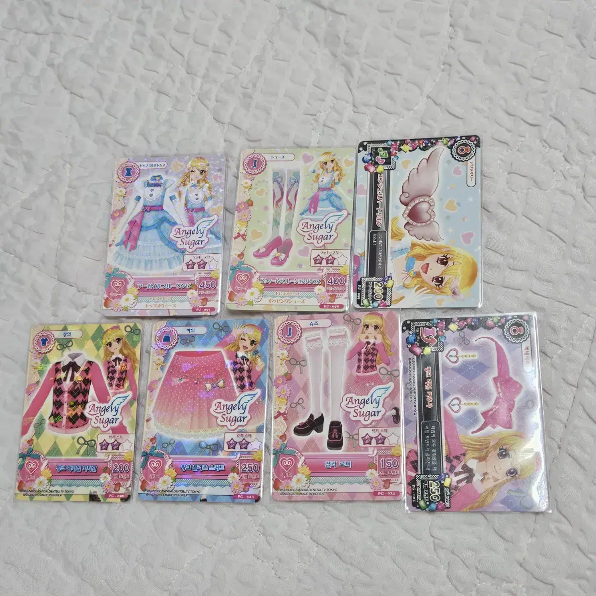 [Bulk] Pink Argyle Onepiece Ichigo Lime Rare Accessory Card i.m Star Aikatsu