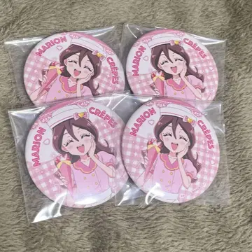 사쿠라 우타 마리온 크레이프 캔뱃지 세트 큐어 아이돌