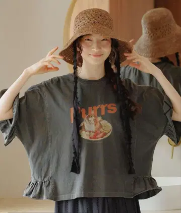 니코앤드 프릴 모듬 캣 티셔츠 L