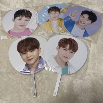 우지 부채 5개 세트