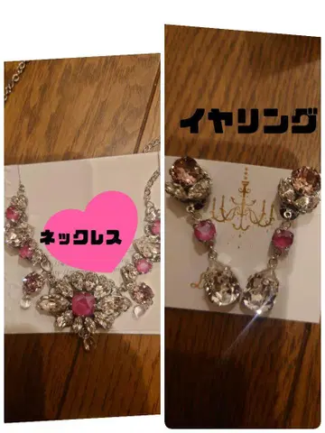 스와로브스키 목걸이 및 귀걸이