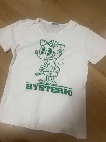 히스테릭 글래머 반팔 티셔츠 화이트