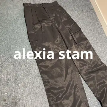 alexia stam 카고 팬츠 블랙