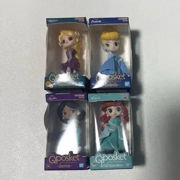 디즈니 Qposket 미니어처 컬렉션 컴플리트 가챠 세트