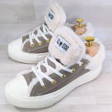 컨버스 23.0cm 캔버스 보아 스니커즈 베이지 모코모코