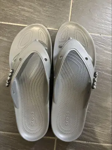 크록스 그레이 비치 샌들 29cm