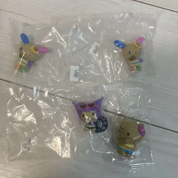 산리오 모두 함께 바캉스 피규어 가챠가챠 키티 쿠로미 우사하나