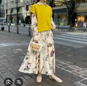 CABAN 꽃무늬 롱 스커트 NEW BOTANICAL