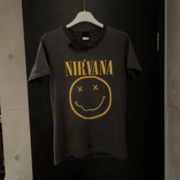 NIRVANA 스마일 티셔츠