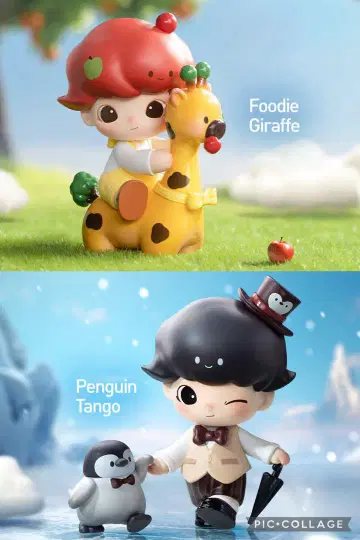 POP MART dimoo animal Kingdom 2종 세트