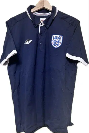 Umbro 잉글랜드 피케 셔츠 XL 네이비