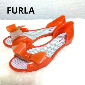 FURLA 훌라 샌들 러버 플랫 22.5 로우 힐