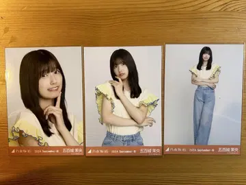 노기자카46 브로마이드 프릴 티셔츠 이오키 마오 컴프