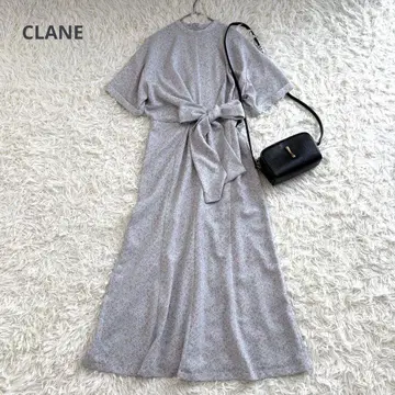 CLANE 클라네 다나카 미나미 콜라보 서클 플라워 원피스 롱 원피스
