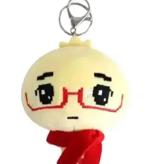 안경만두　アンギョンマンドゥ　ストラップ Angyeong Mandu Keyring Doll, New (Never Unsealed) #안경만두