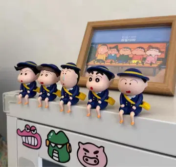 크레용 신짱(짱구는 못말려(크레용 신짱)) 유치원 피규어 5종 세트