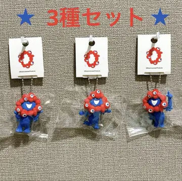 3종 세트] 쫄깃쫄깃 PVC 마스코트 스트랩