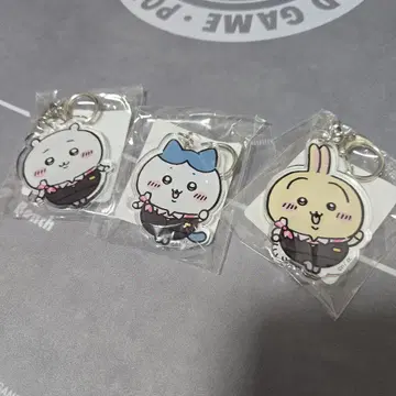 치이카와 (먼작귀) 도카이도 신칸센 아크릴 키링 3개 세트