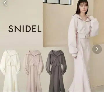 snidel sustainable 맨투맨 셋업
