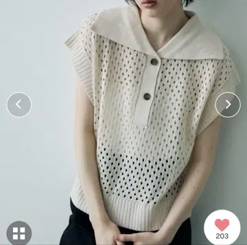 피쉬넷 카라 풀오버