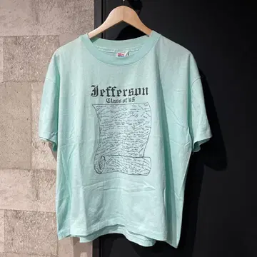 90s USA제 빈티지 Hanes 헤인즈 티셔츠 XL 숏 기장