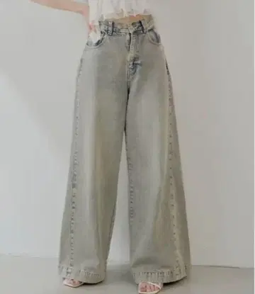 Chico 루즈 와이드 데님