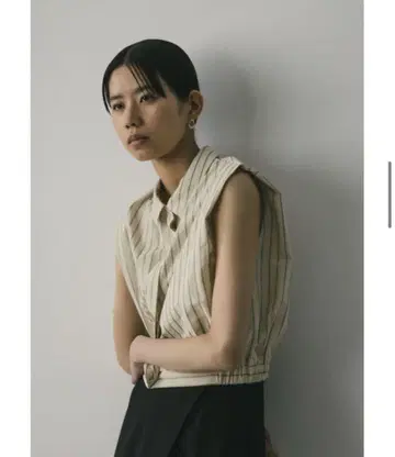 스트라이프 컴팩트 셔츠 스타일 믹서기