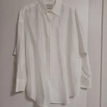 UNITED ARROWS 미사용 실크 린넨 셔츠